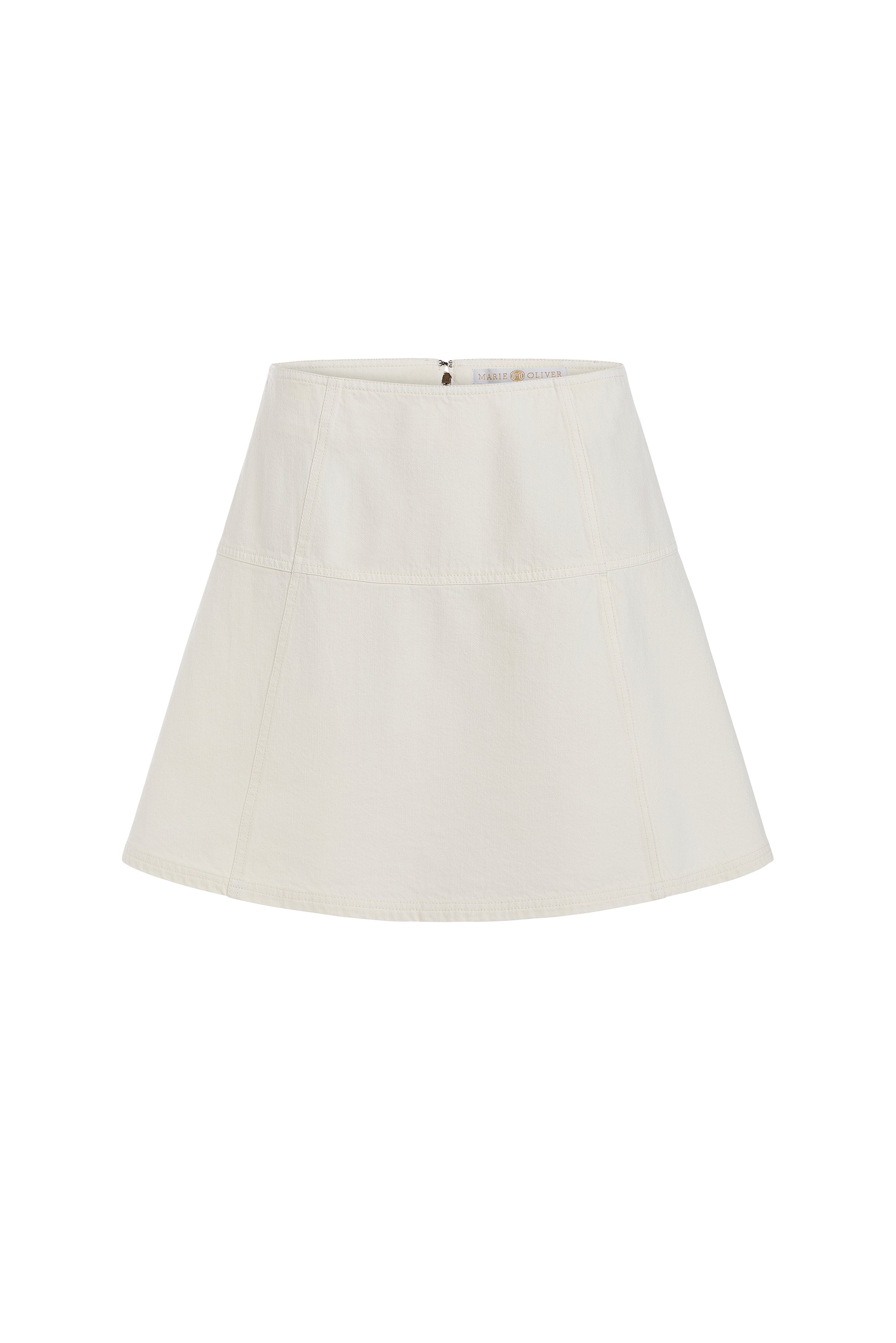 Crawford Skirt in Whitwash