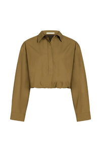 Dallas Top in Juniper Green