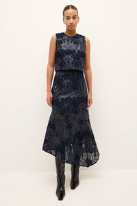 Casey Skirt in Naval