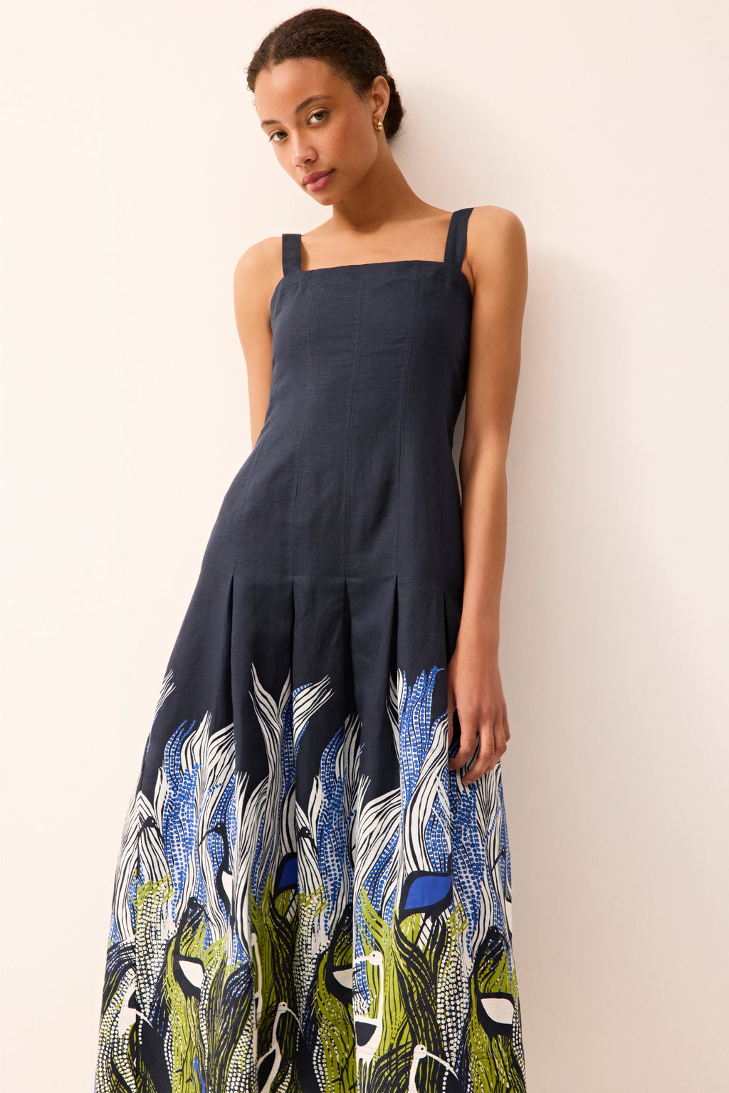 Dixon Dress in Heron