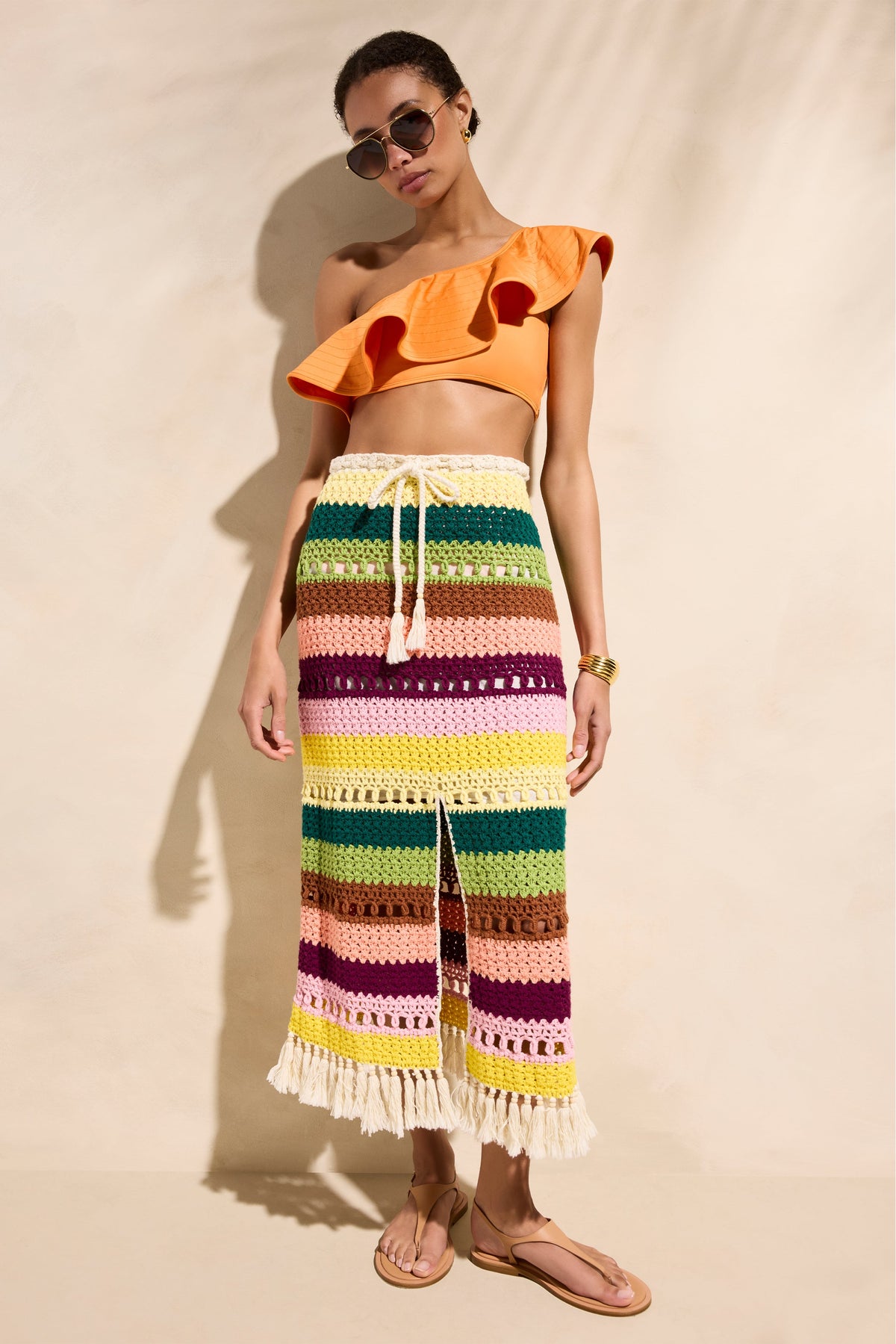 Doris Top in Apricot