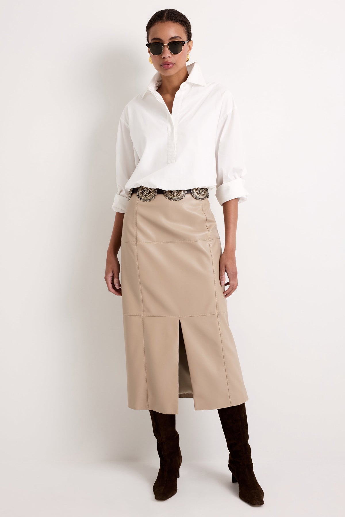Elliott Skirt in Oat