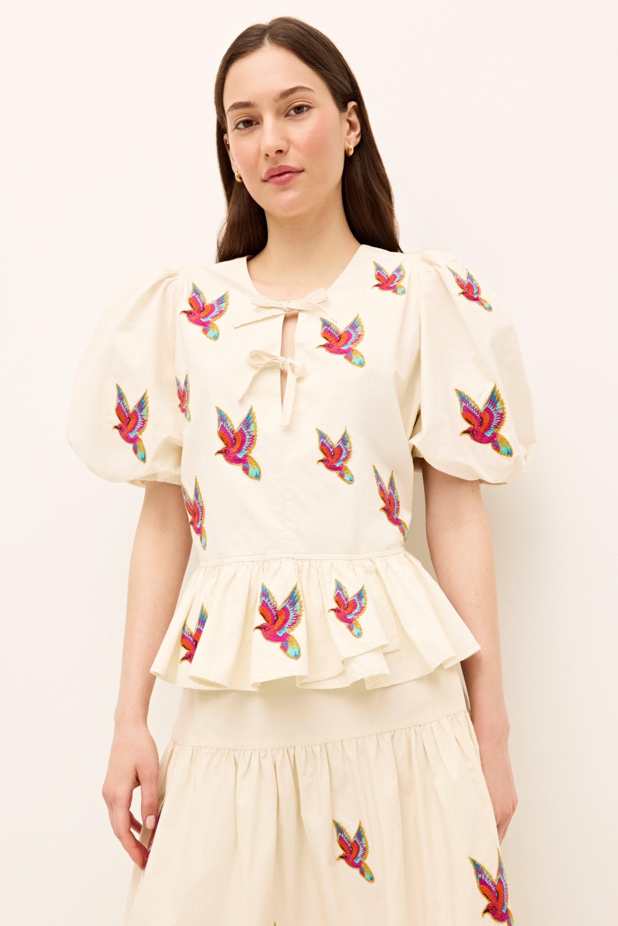 Estella Top in Flock