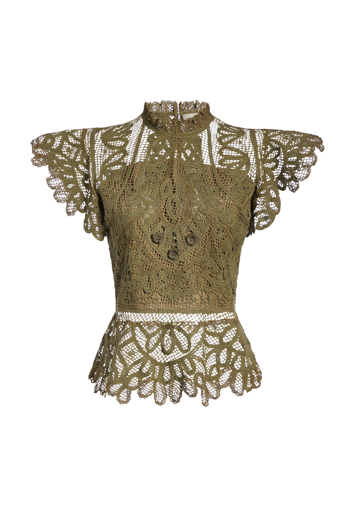 Genessa Top in Juniper Green
