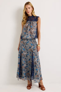 Gracen Skirt in Aegean