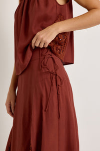 Gracen Skirt in Auburn