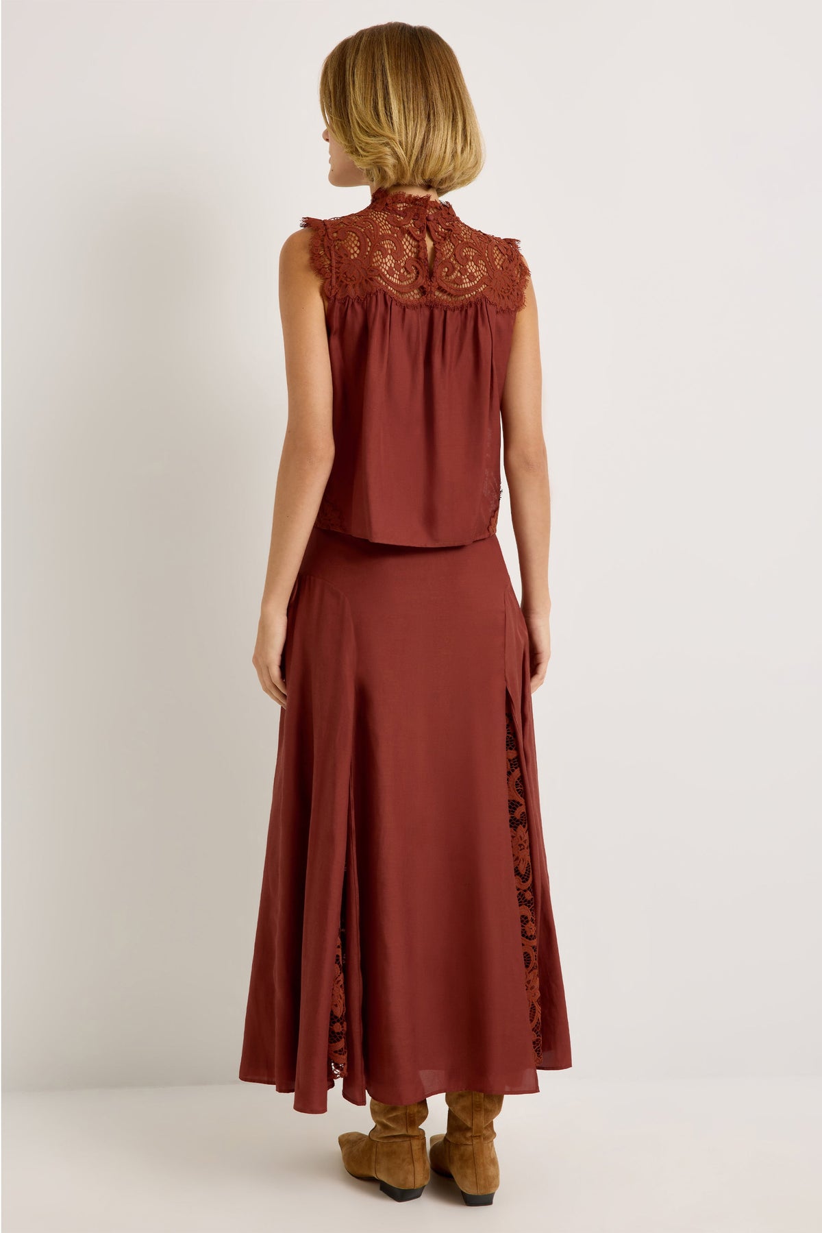 Gracen Skirt in Auburn
