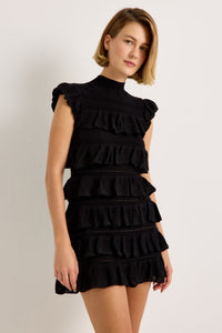 Hailey Dress in Caviar