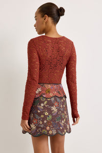 Julissa Skirt in Rouge
