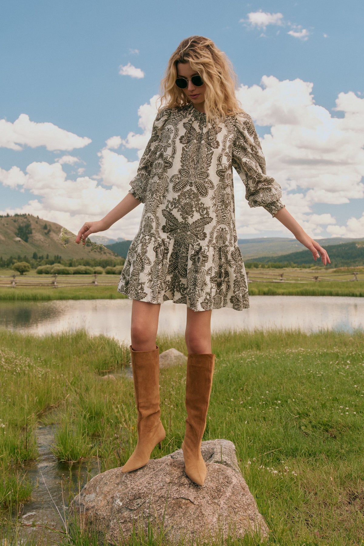 Irena Dress in Chantilly