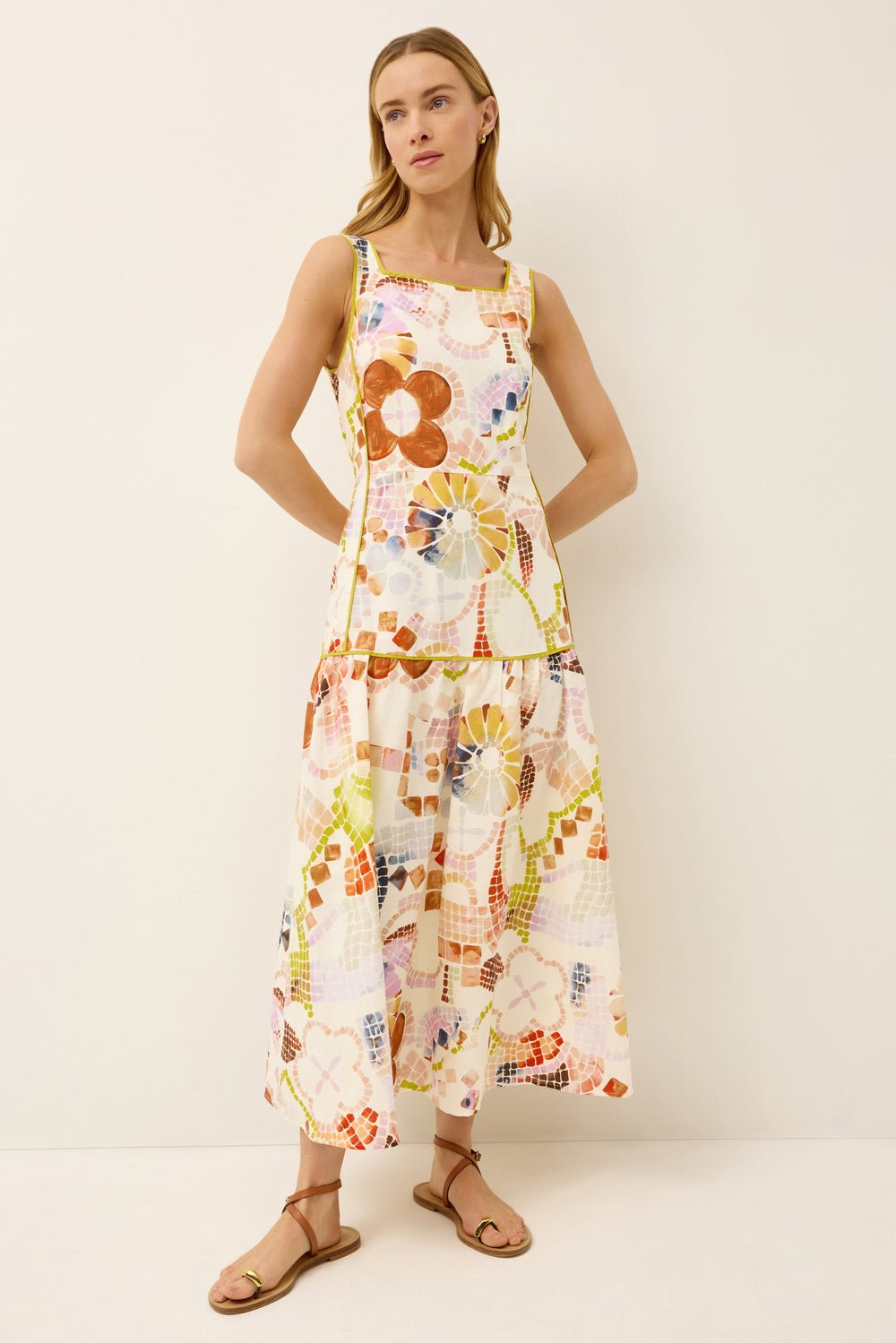 Jada Dress in Travertine