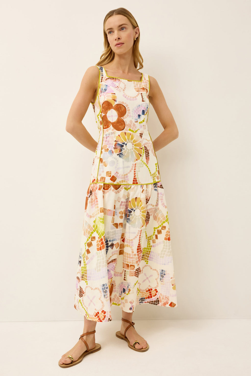 Jada Dress in Travertine