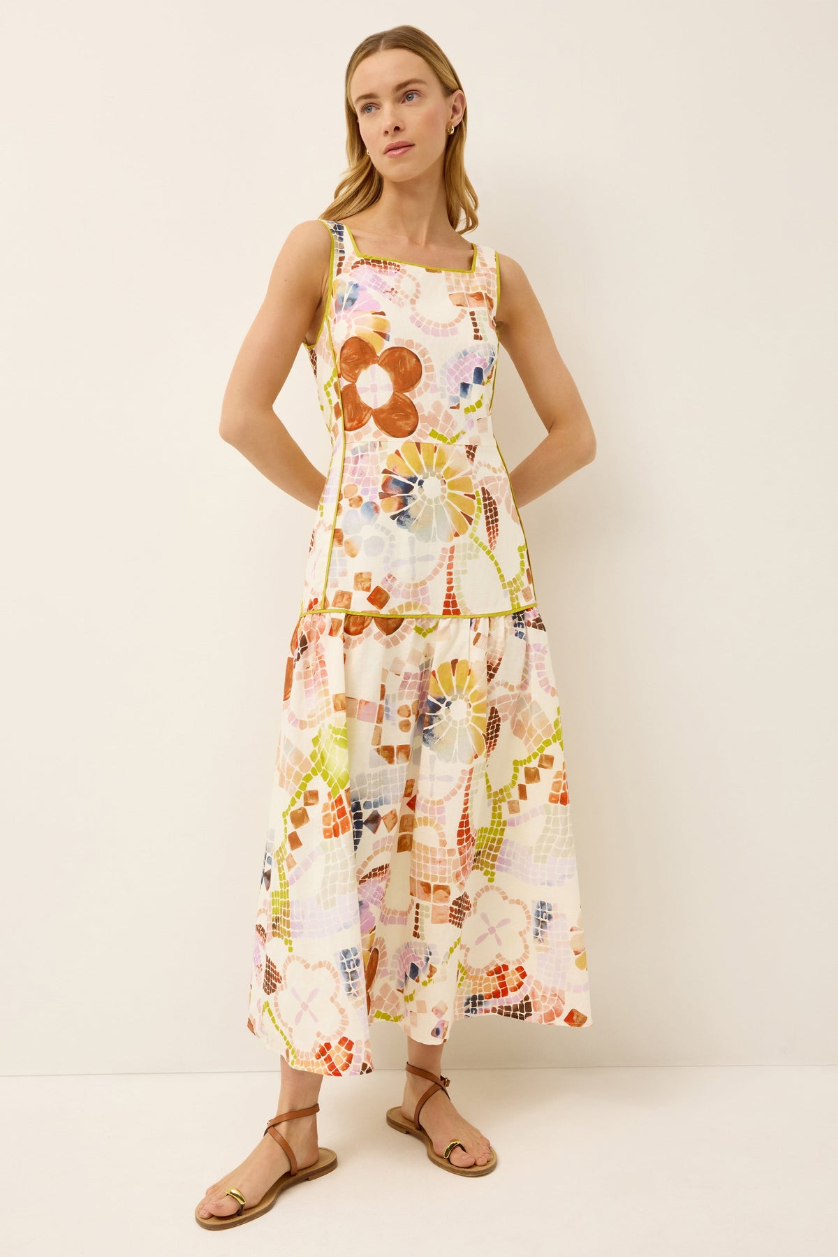 Jada Dress in Travertine