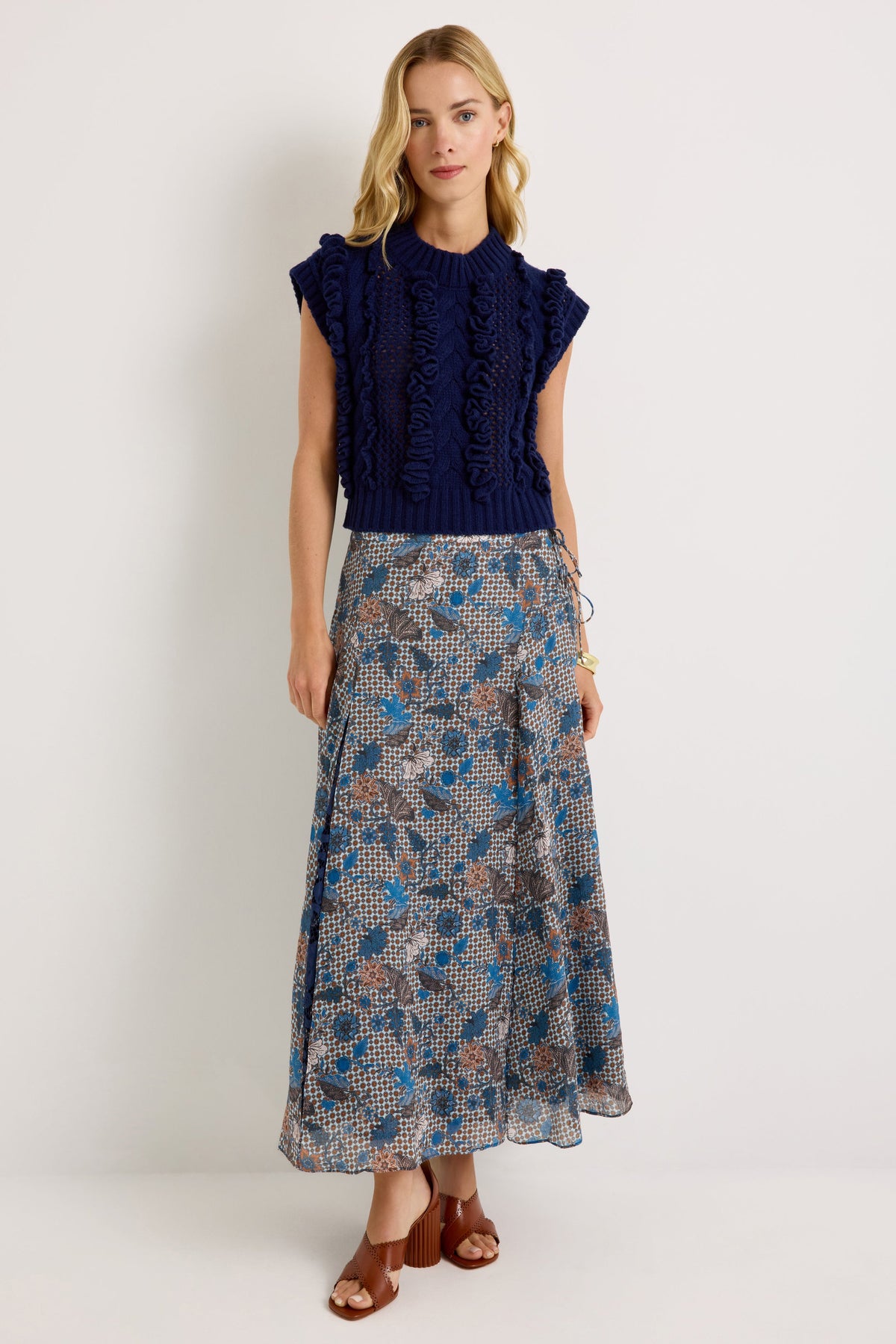 Gracen Skirt in Aegean