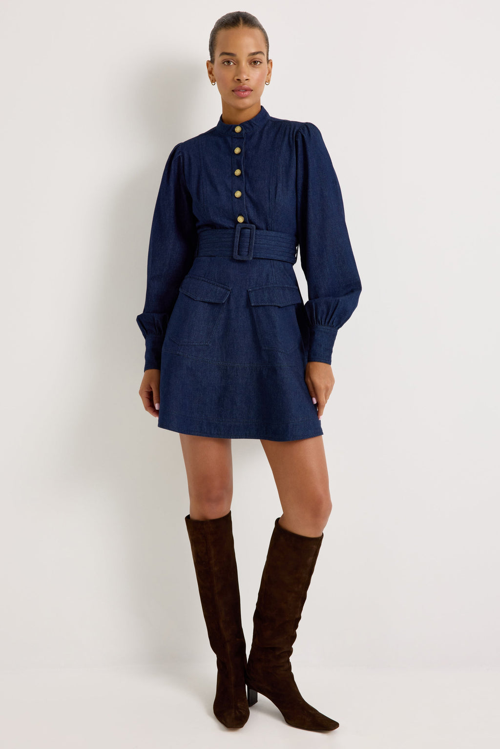 Leanna Dress in Carbon