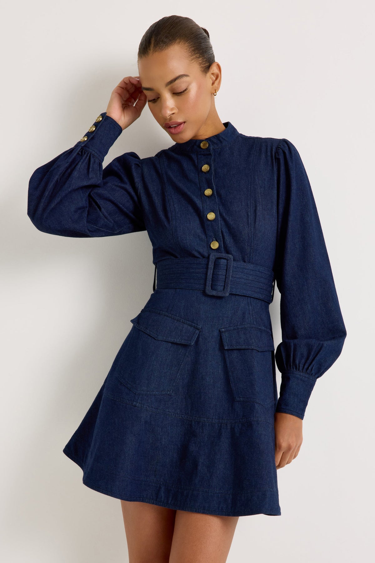 Leanna Dress in Carbon