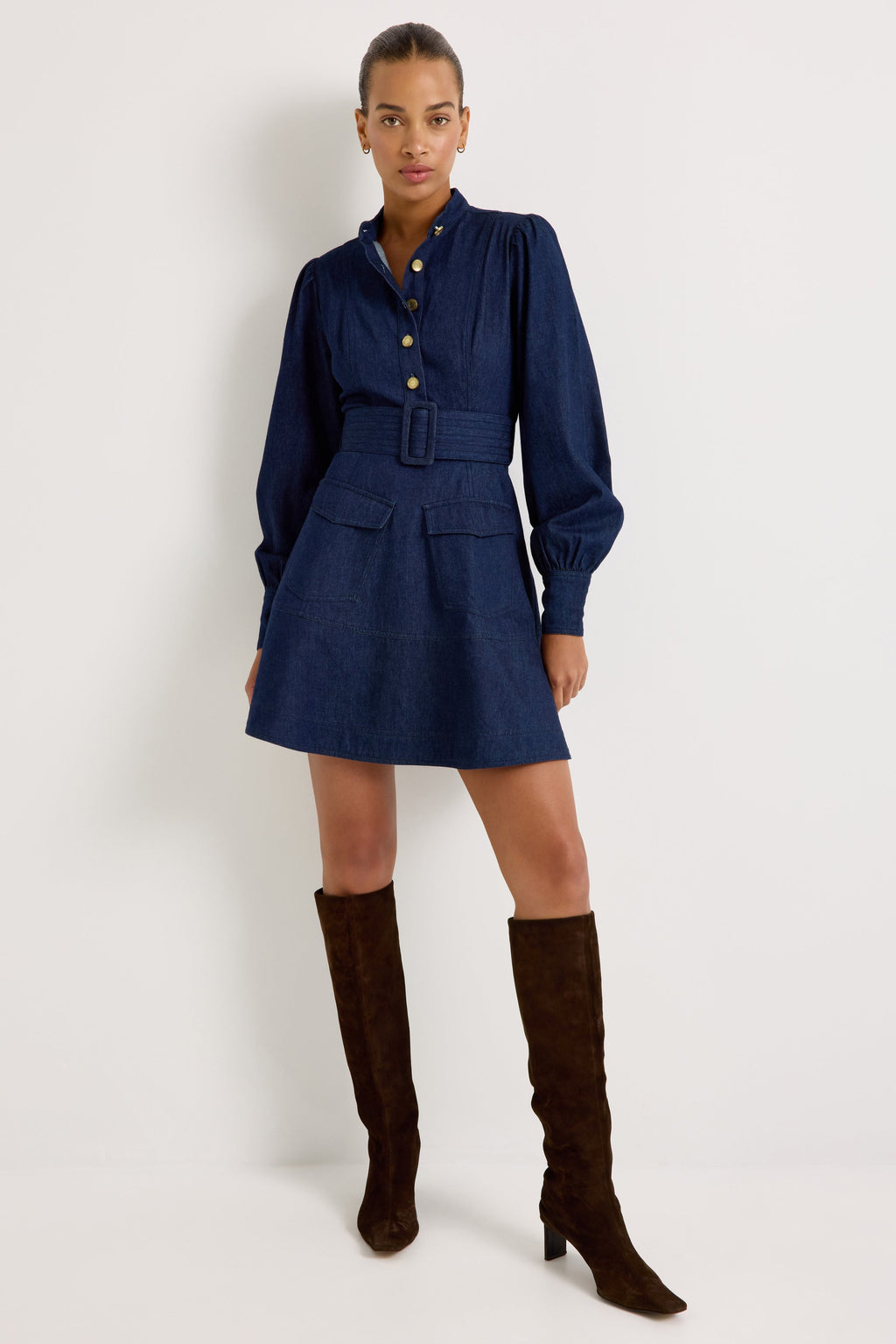 Leanna Dress in Carbon