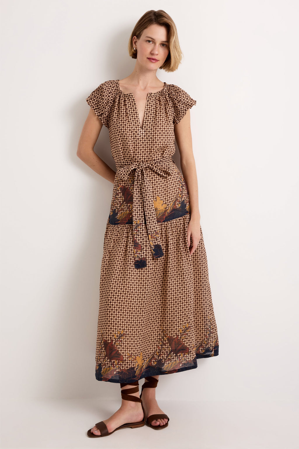 Leena Dress in Flores