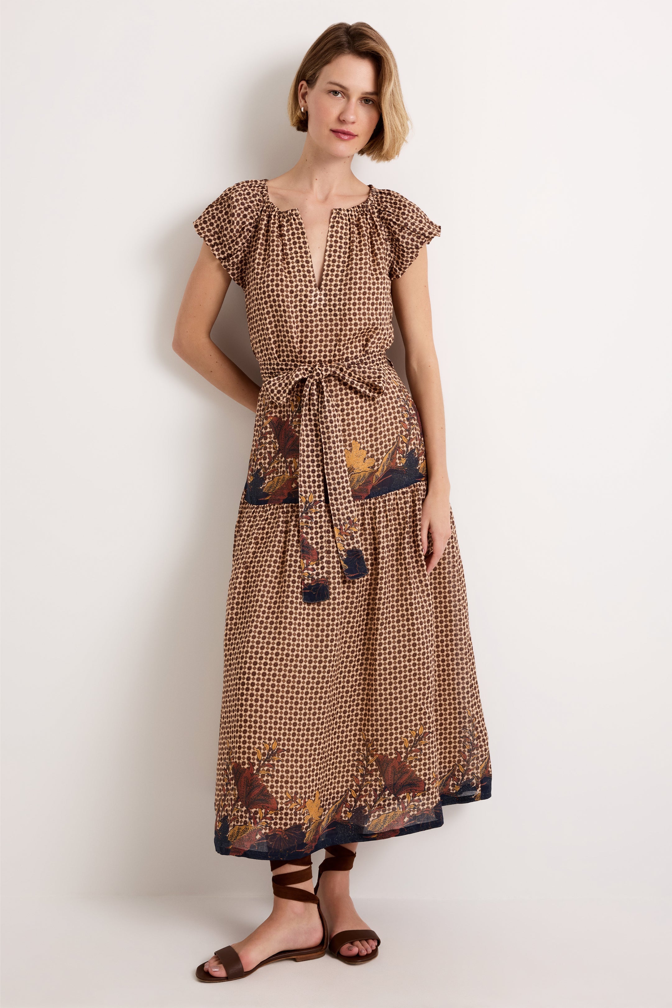 Leena Dress in Flores