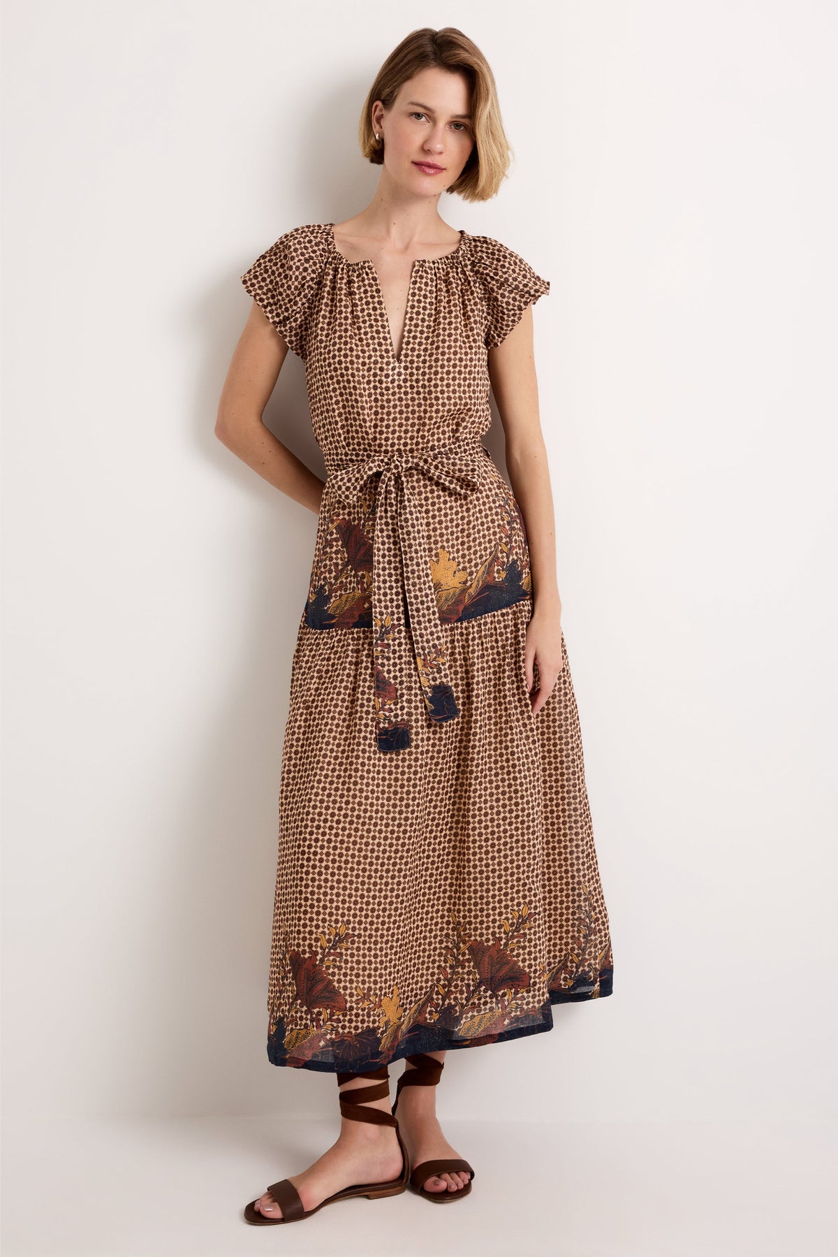 Leena Dress in Flores