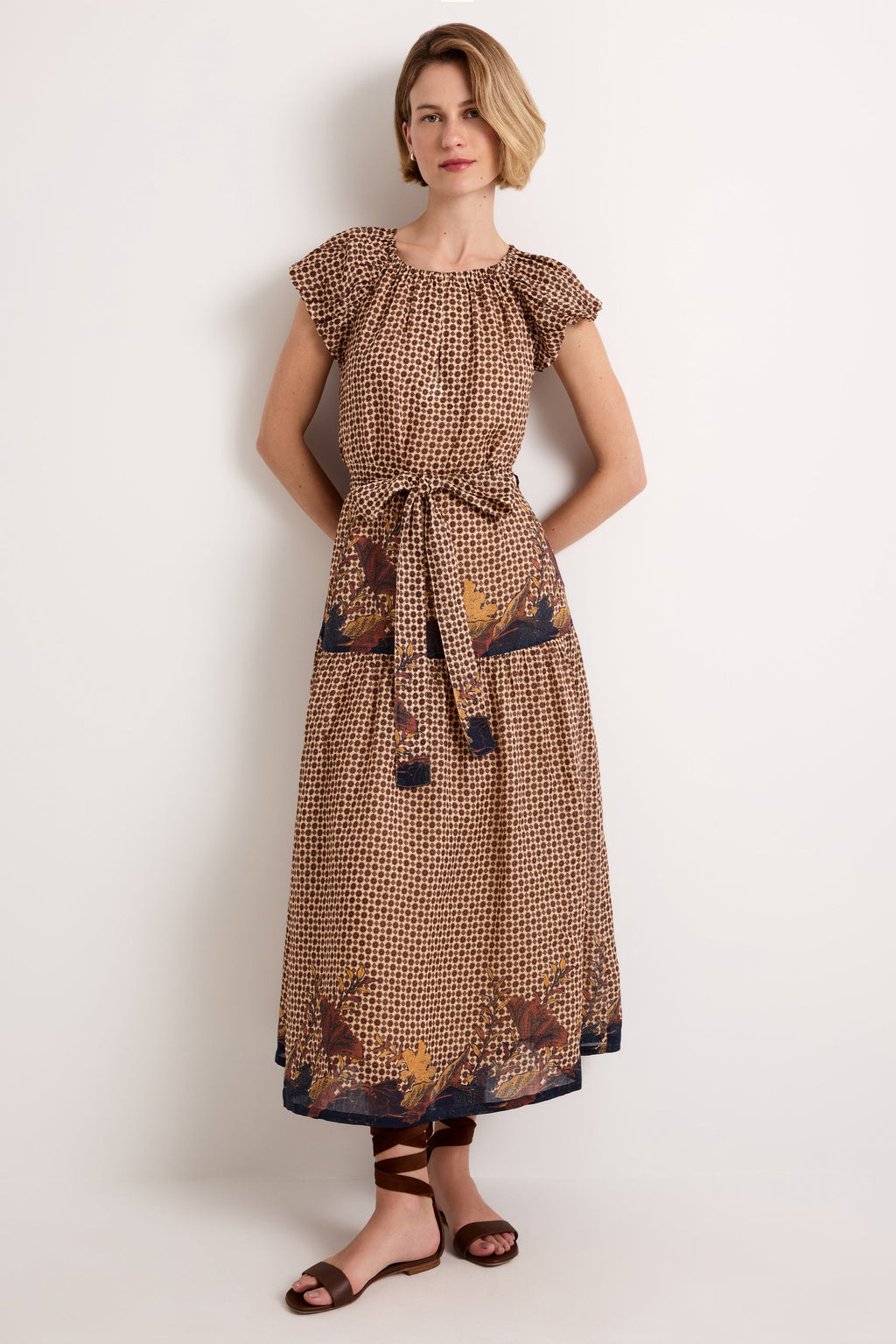 Leena Dress in Flores