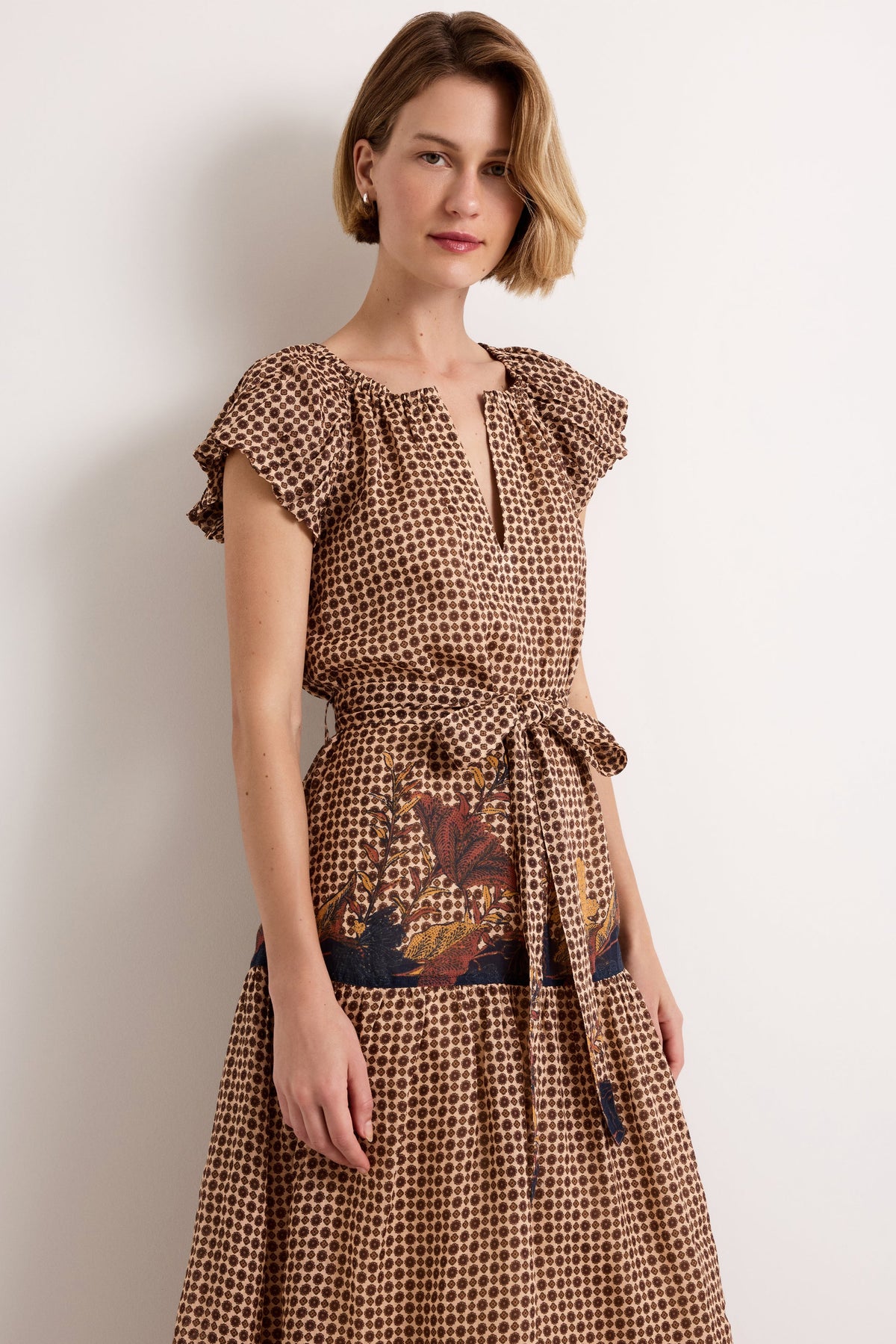 Leena Dress in Flores