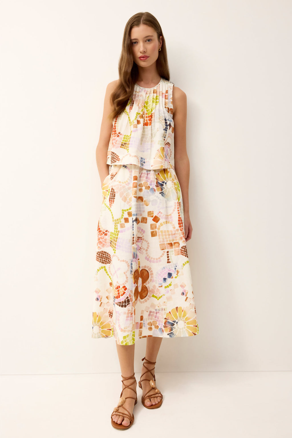 Letta Top in Travertine