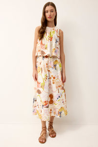 Sasha Skirt in Travertine