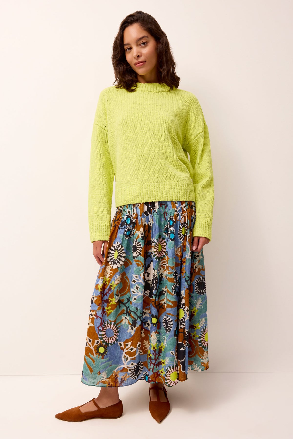 Lonnie Sweater in Limeade