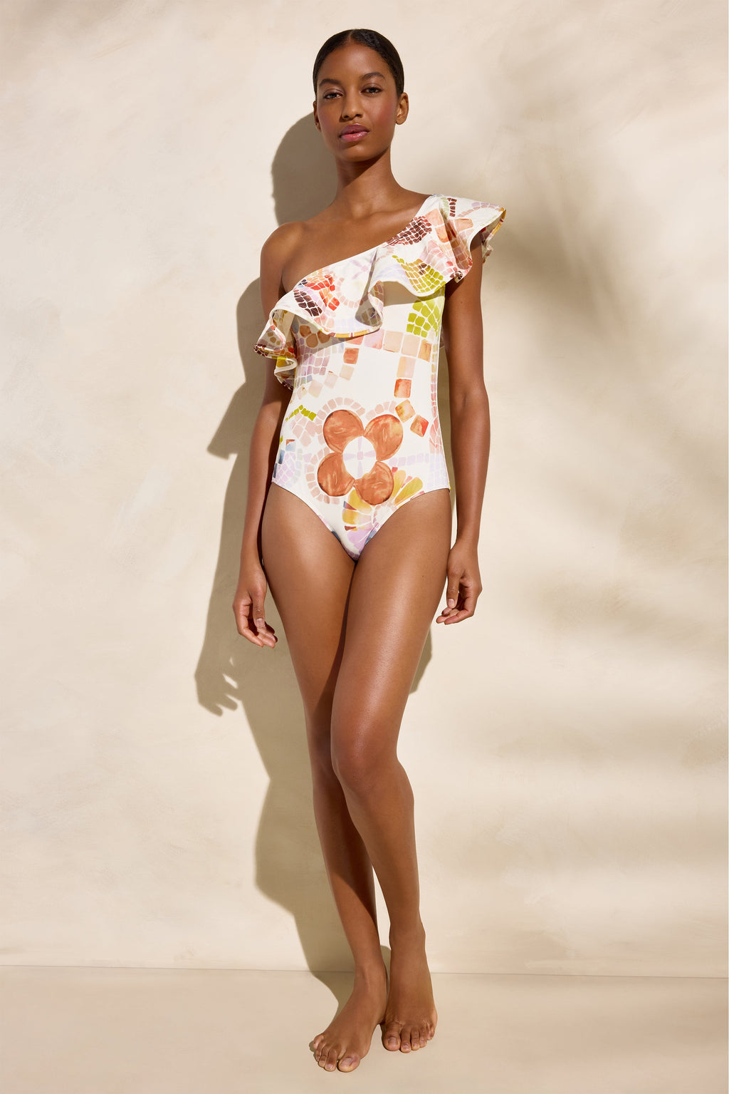 Marissa One Piece in Travertine