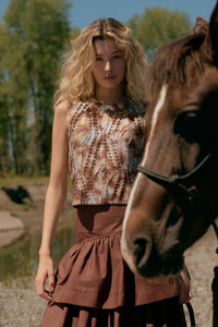 Mcguire Top in Mink