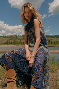 Gracen Skirt in Aegean