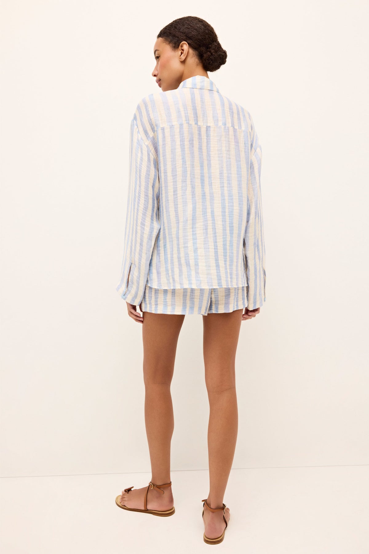 Nico Beach Shirt in Agua