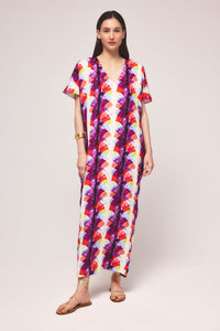 Nina Caftan in Poppy