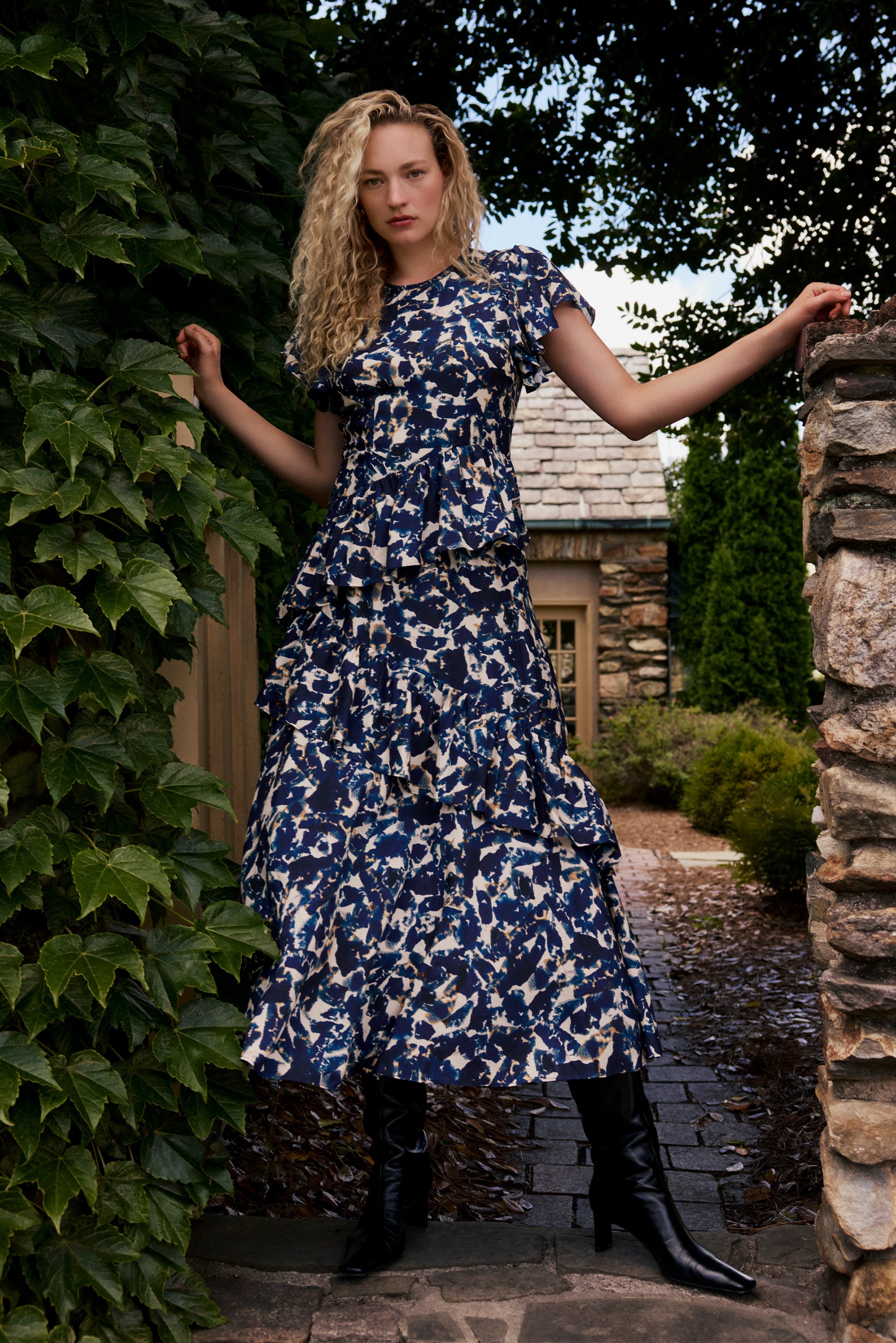Guinby Dress in Pyrite