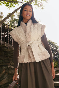 Beatrice Vest in Polar
