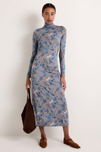 Paxton Dress in Aegean
