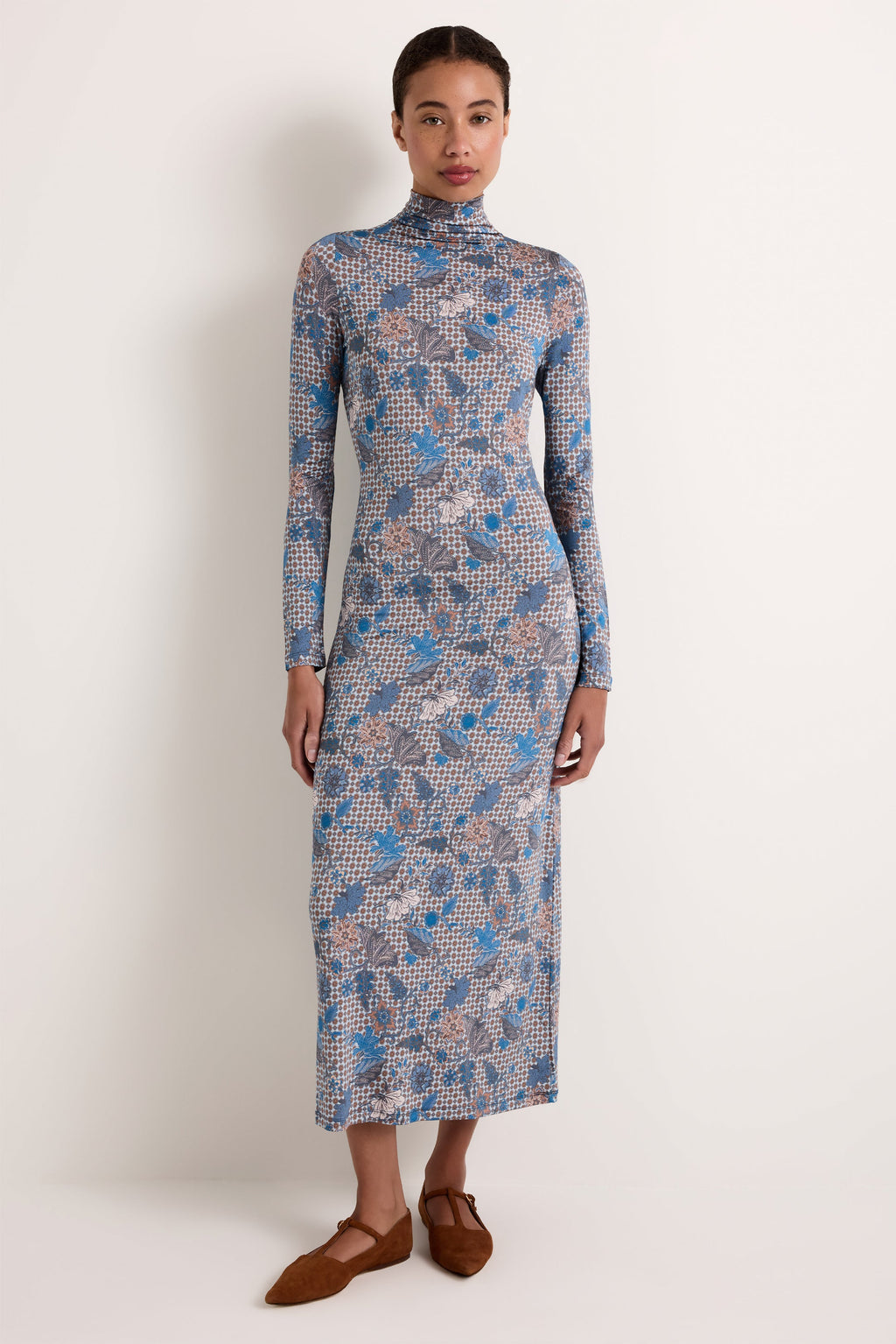 Paxton Dress in Aegean