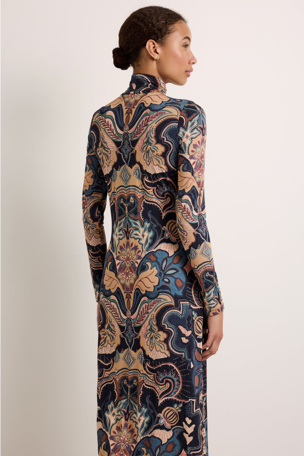 Paxton Dress in Saddle