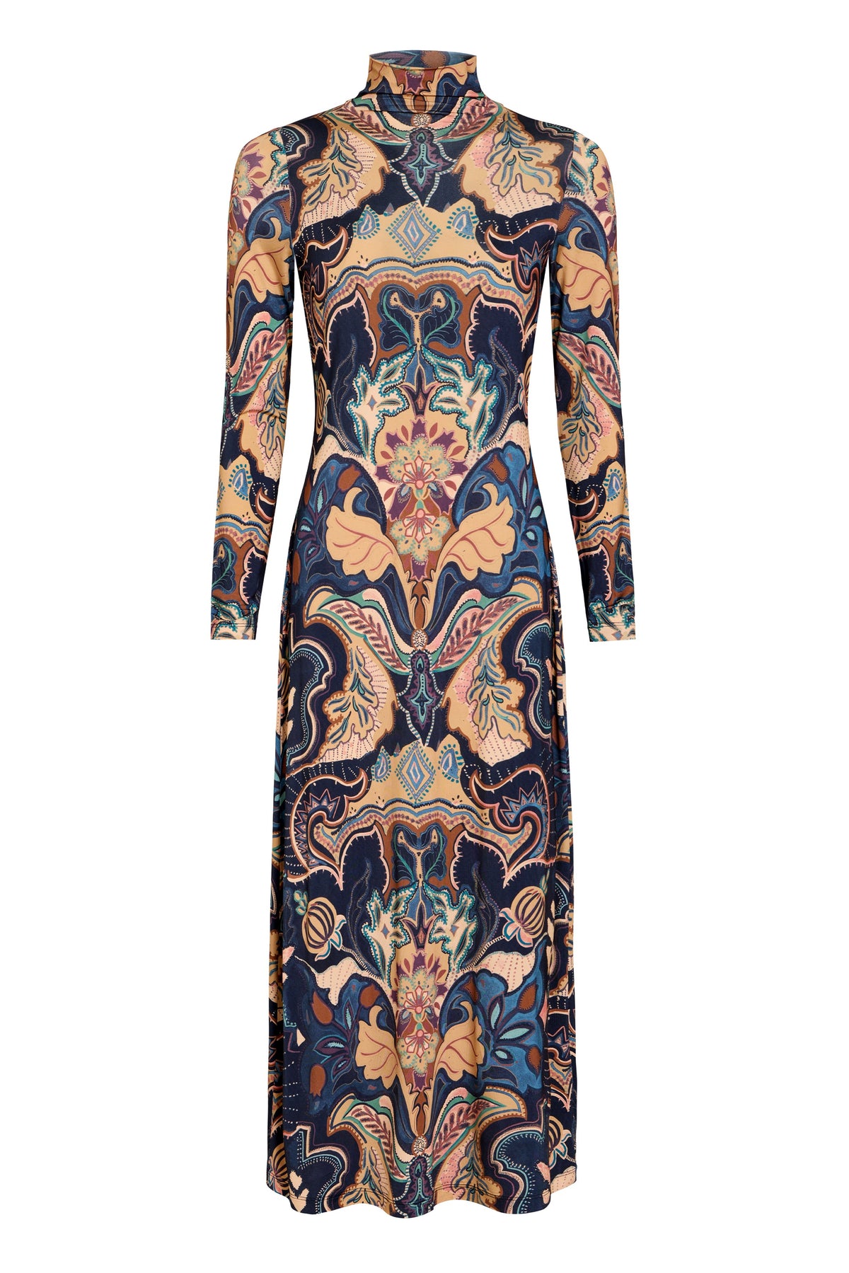 Paxton Dress in Saddle