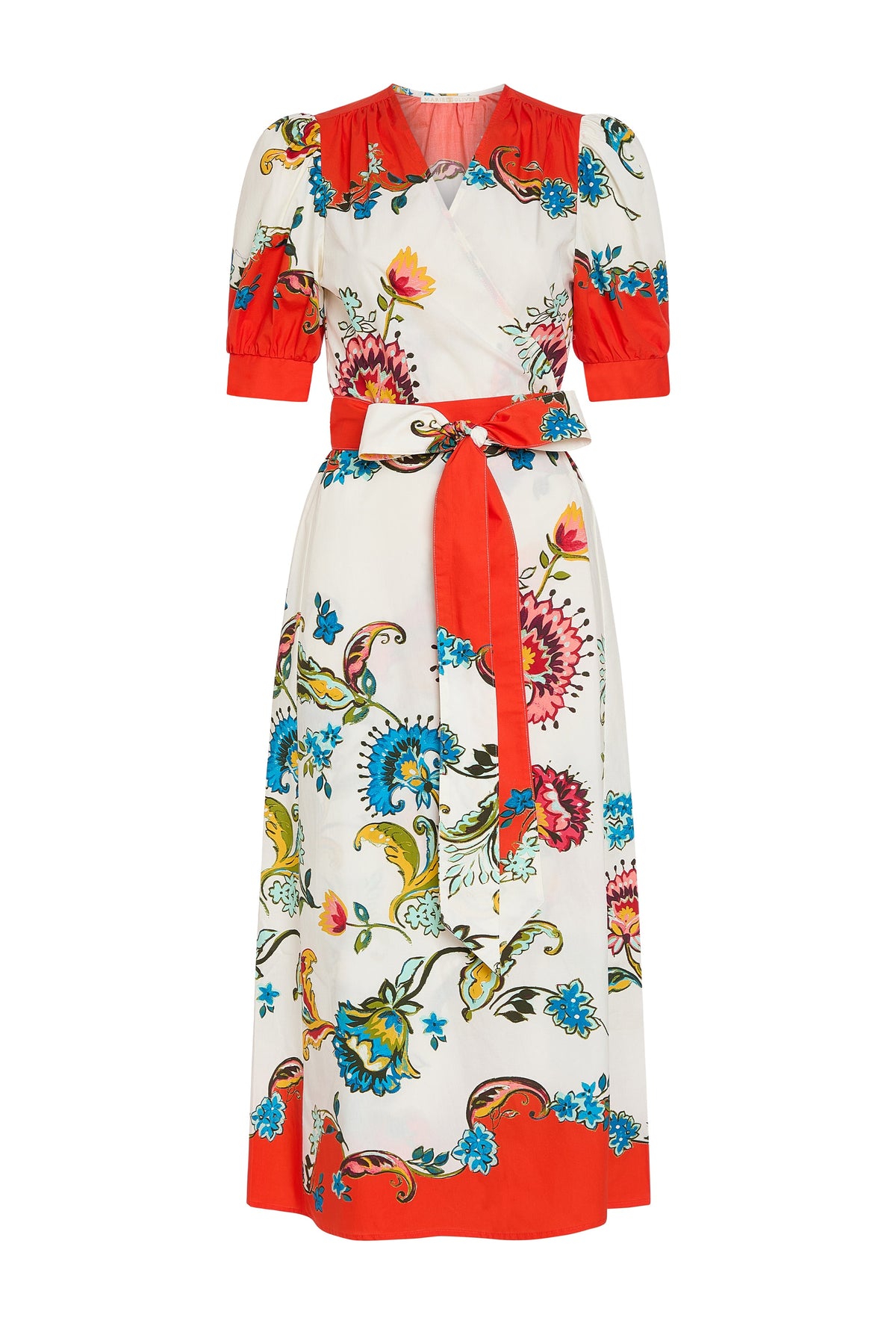 Rita Wrap Dress in Cartagena