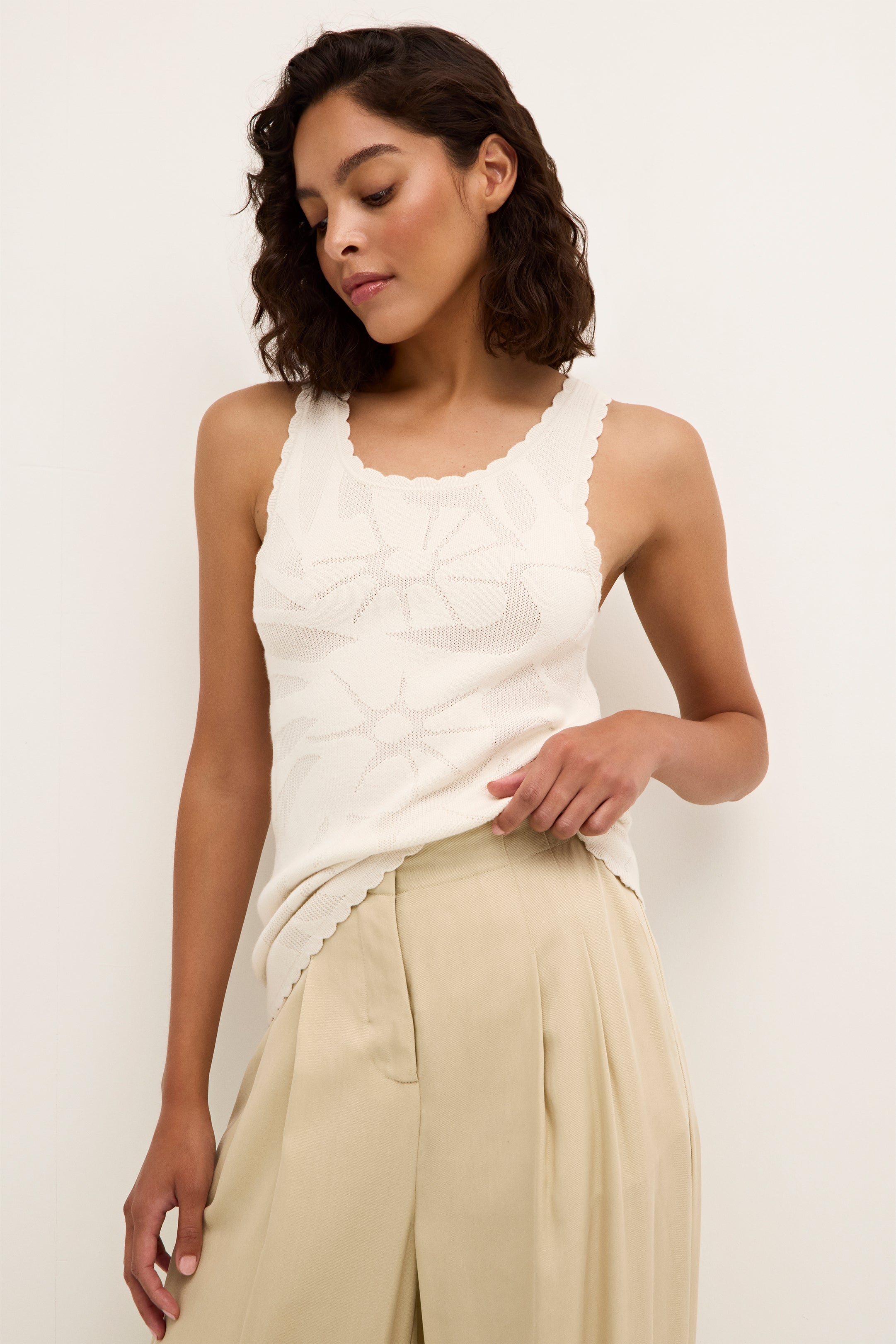 Lima Top in Pearl