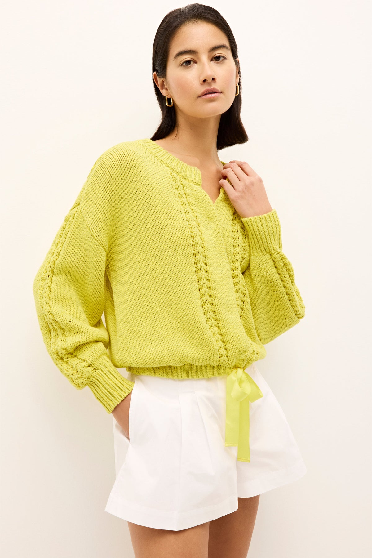 Odell Cardigan in Lemongrass