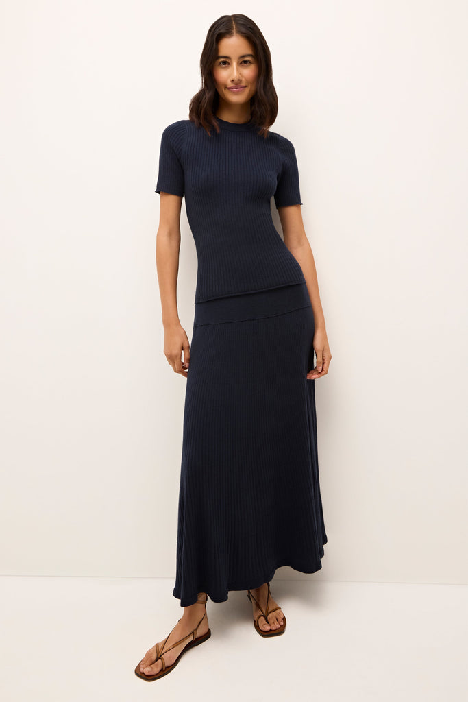 Kaylan Skirt in Navy