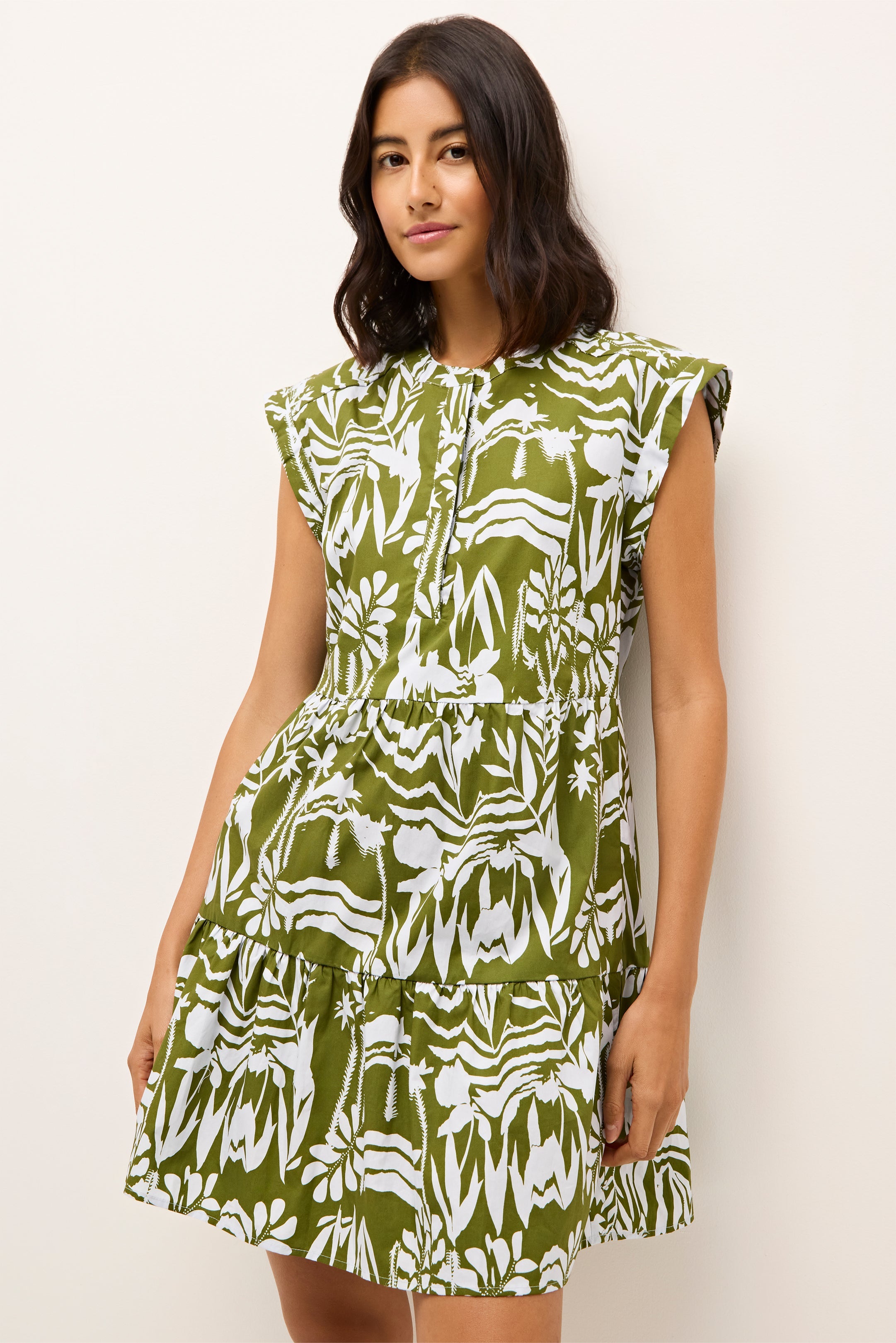 Lachlan Dress in Emerald Whisper