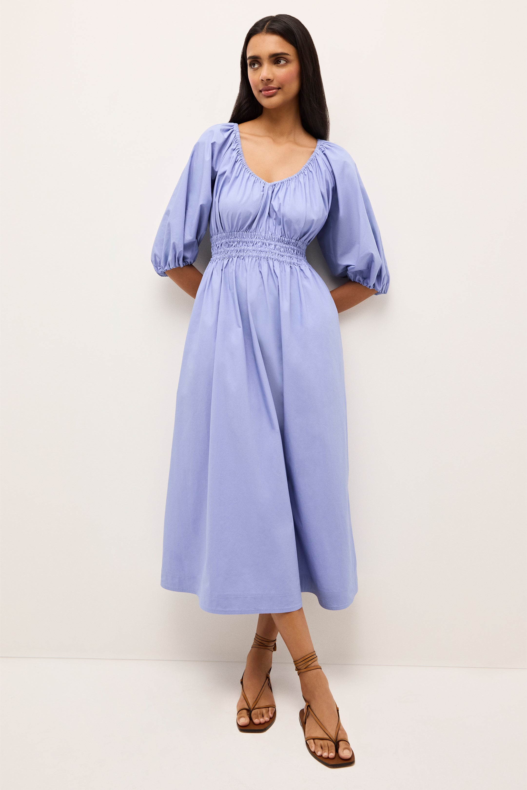 Ava Dress in Thistle