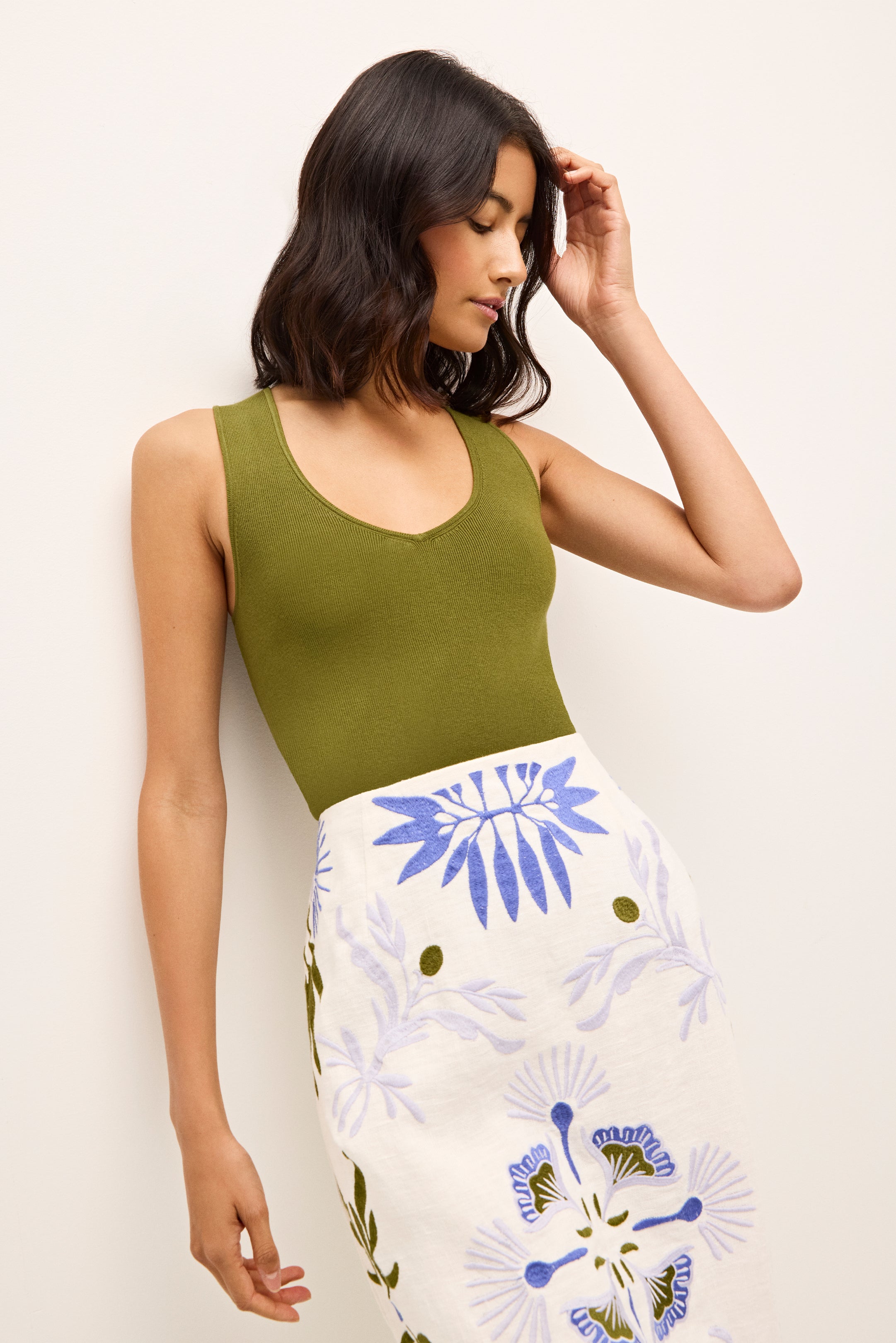 Miranda Tank in Pesto