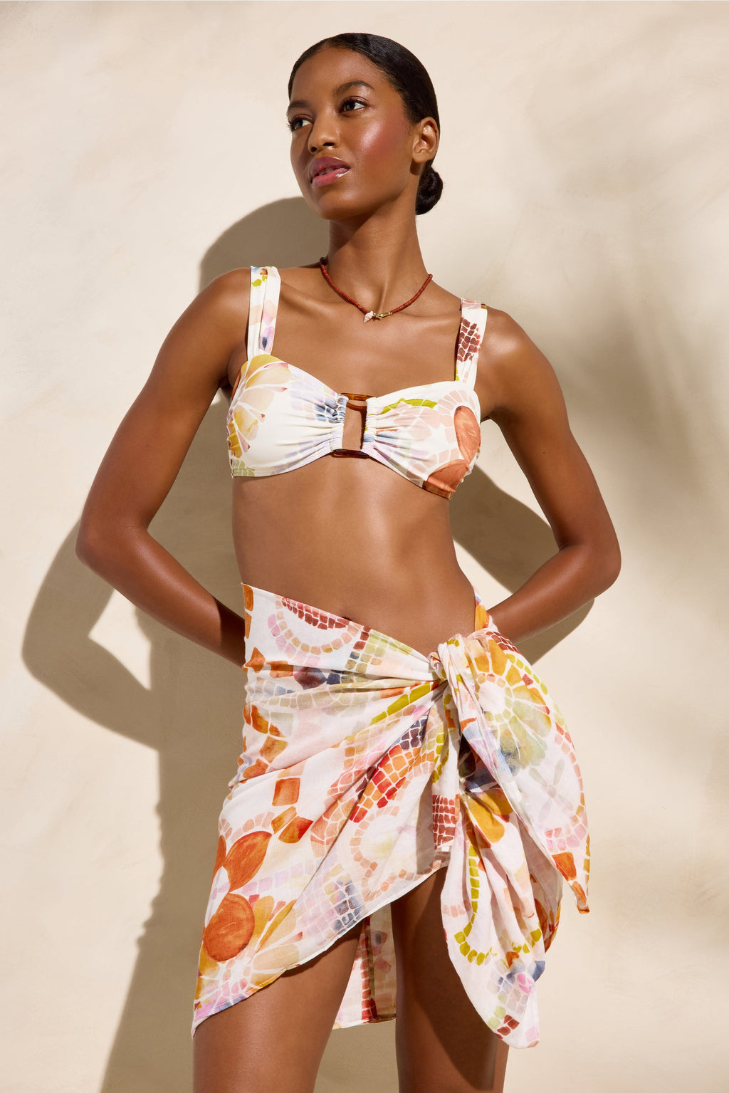 Selena Sarong in Travertine