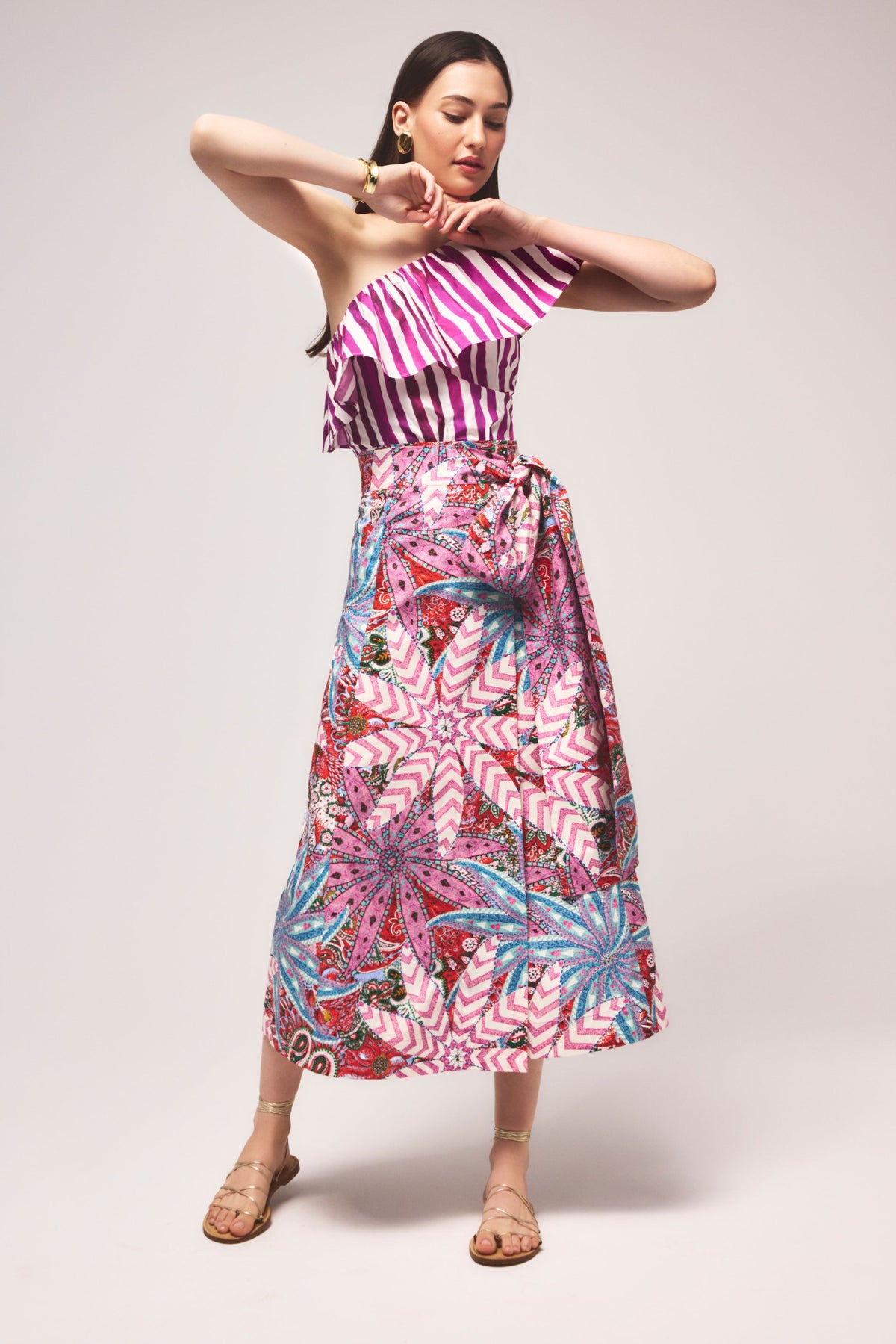 Estine Wrap Skirt in Arcadia
