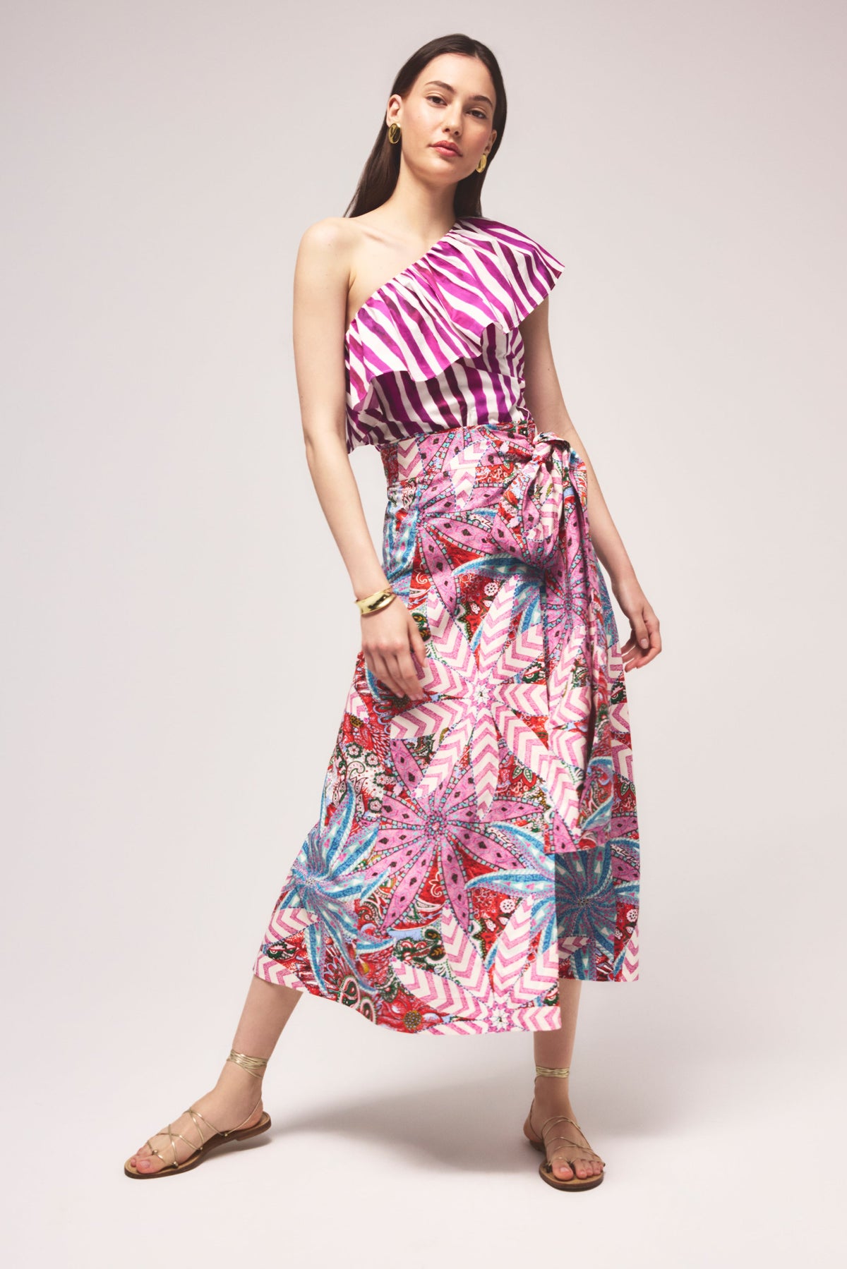 Estine Wrap Skirt in Arcadia